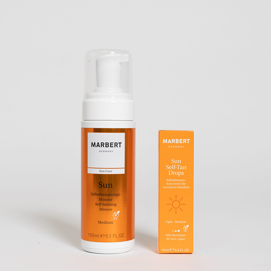 MARBERT Мусс-автозагар для тела для всех типов кожи, средний оттенок / Sun Self-Tanning Mousse Medium 150 мл, фото 3
