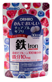 ORIHIRO Железо с витаминами, таблетки 120 шт нфо легкодоступное железо таблетки 25мг 100