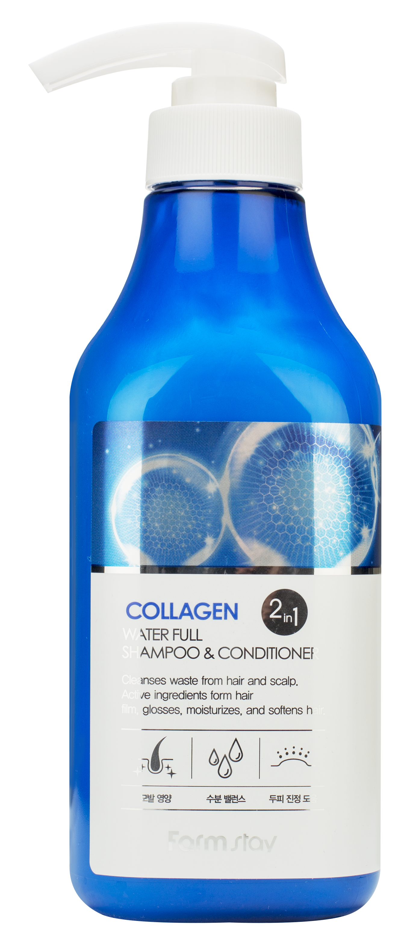 

FARMSTAY Шампунь-кондиционер увлажняющий с коллагеном 530 мл