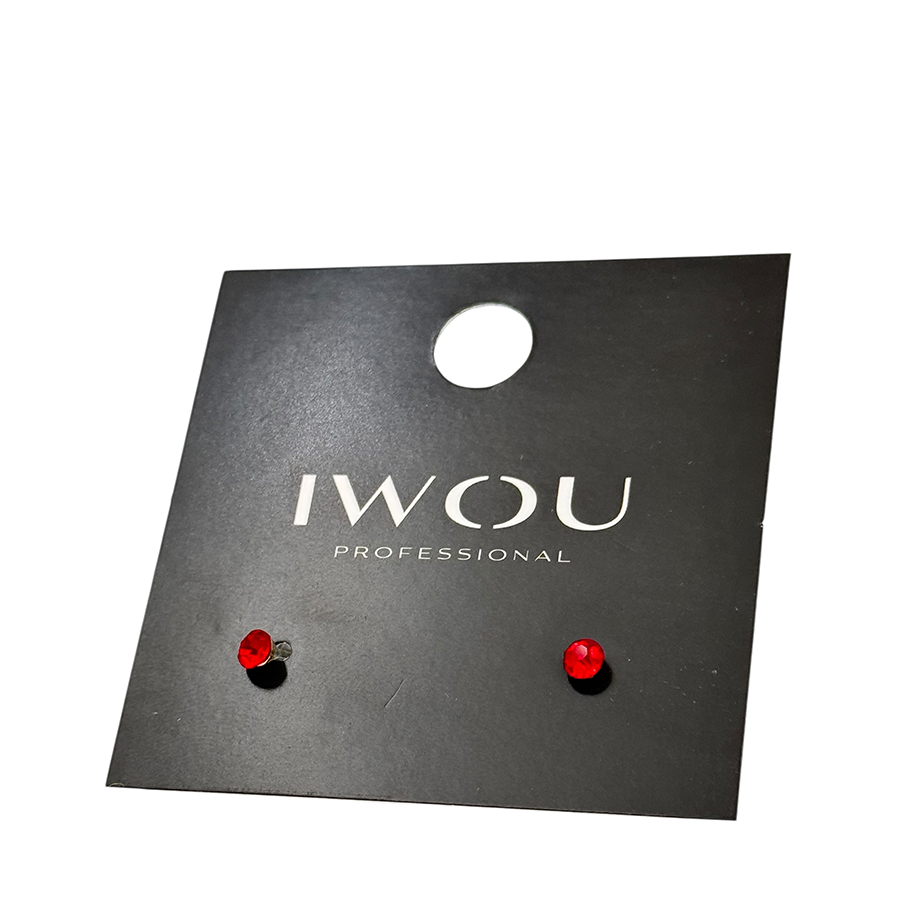 IWOU PROFESSIONAL Серьги гвоздики IWOU аленький цветочек 4мм, фото 2