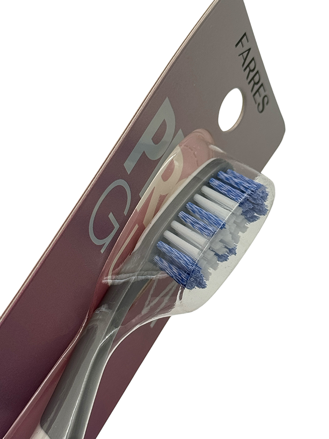 IWOU PROFESSIONAL Зубная щетка со спиралевидной щетиной серая/FARRES PRO GUM, фото 3