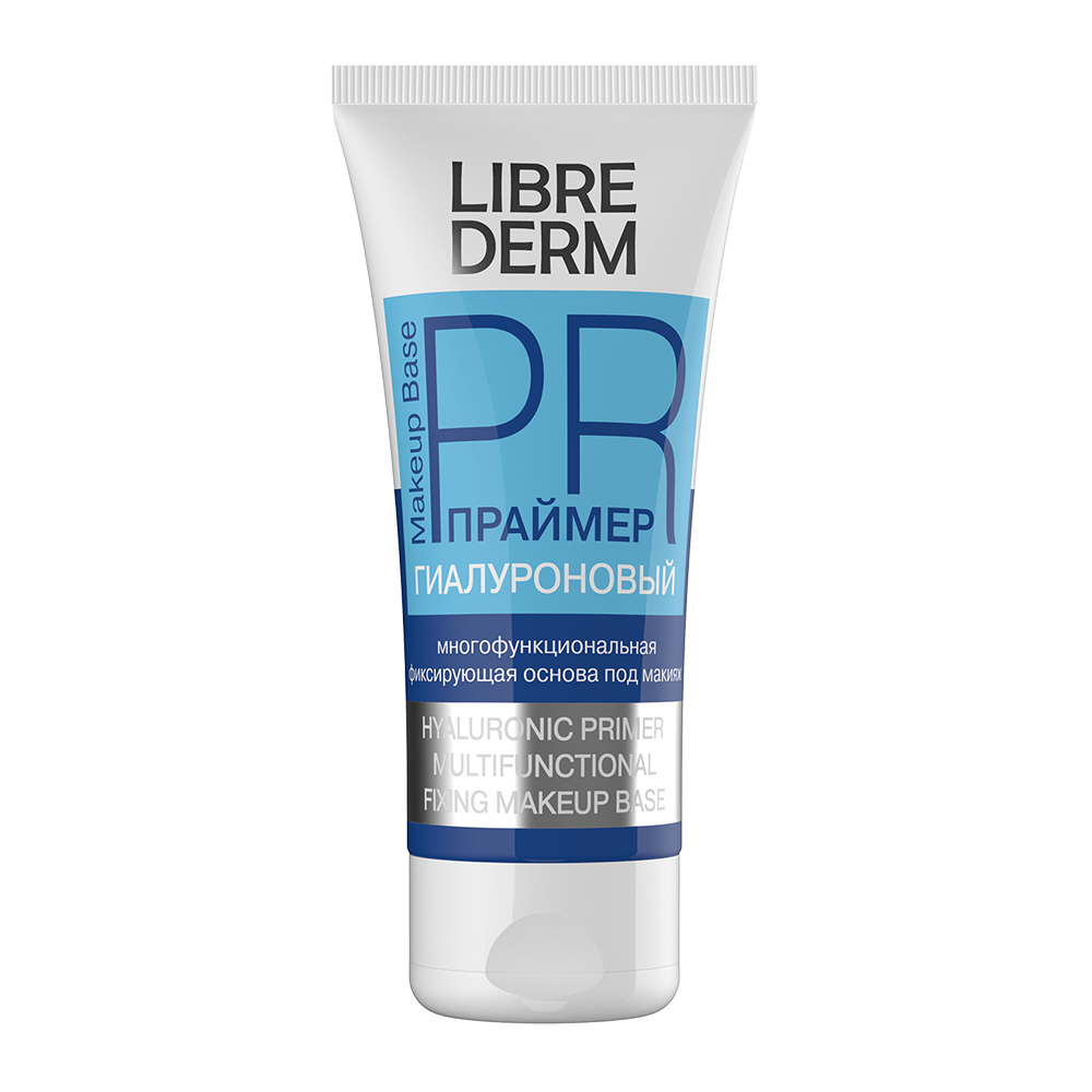 LIBREDERM Праймер, основа под макияж фиксирующая многофункциональная / HYALURONIC 50 мл основа для макияжа ecomake праймер рассыпчатый 10г