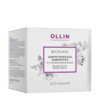 OLLIN PROFESSIONAL Сыворотка энергетическая против выпадения волос / BioNika 6 х 15 мл, фото 1