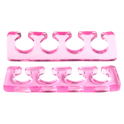 IRISK PROFESSIONAL Расширитель силиконовый для пальцев, 01 прозрачно-розовый 2 шт романтический аксессуар шикарный тонкий искусственный жемчуг кубический цирконий кольцо для пальцев