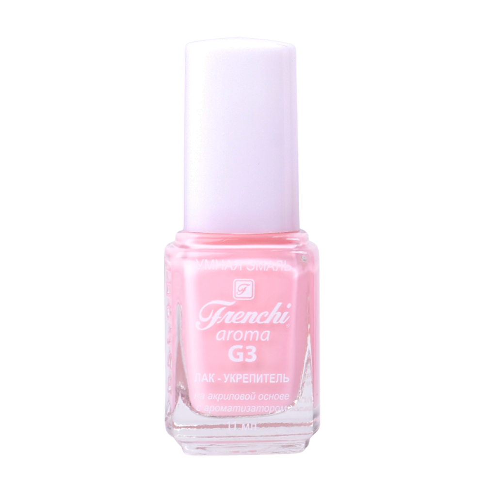 

FRENCHI 11 лак-укрепитель для ногтей на акриловой основе / Aroma G3 11 мл, Розовые