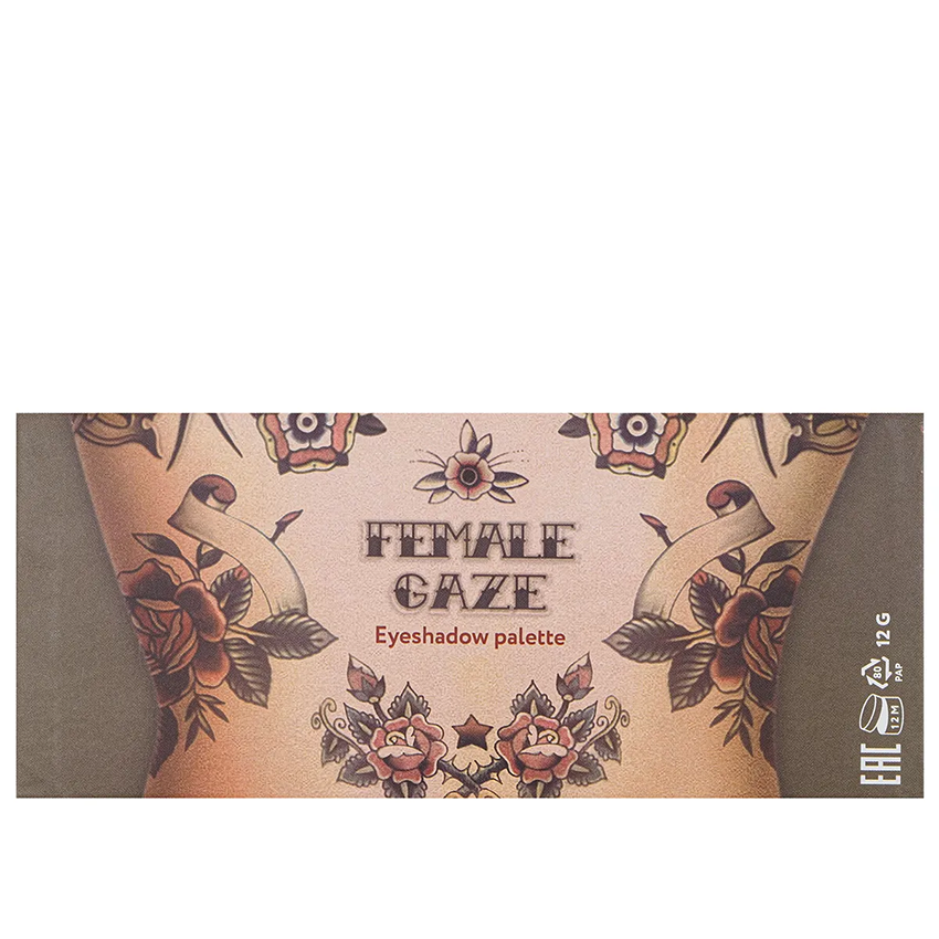 SHU Палетка теней для век, №144 красно-коричневый / Female Gaze 12 гр, фото 5