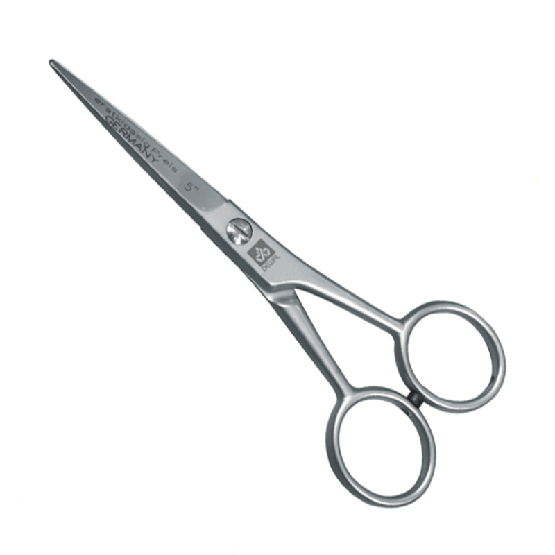 DEWAL PROFESSIONAL Ножницы парикмахерские прямые с микронасечками 5,5" (серебристые кольца)