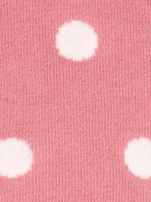 MINIMI Носки женские с высокой резинкой в горошек Rosa Antico 39-41 / MINI TREND 4209, фото 4