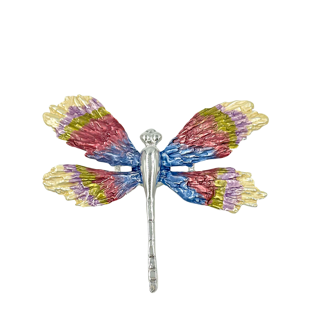 IWOU PROFESSIONAL Брошь-магнит Стрекоза радужная, фото 1