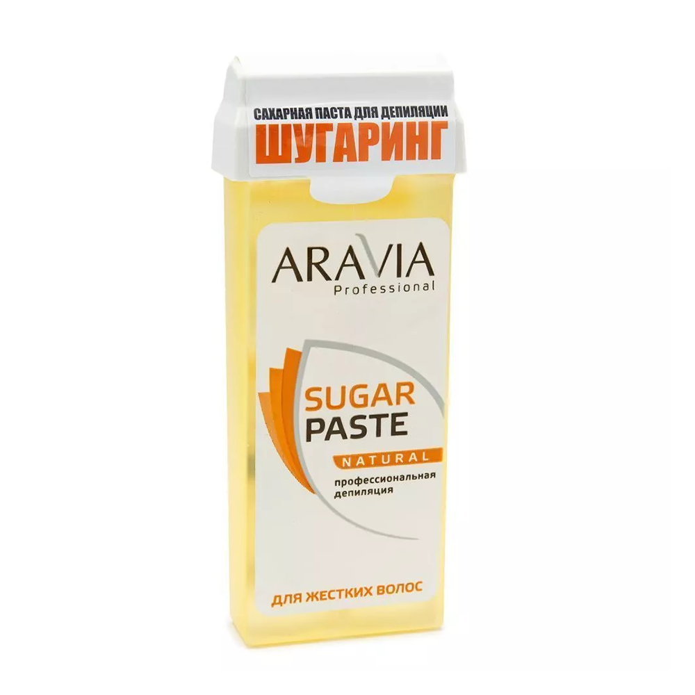 ARAVIA Паста сахарная мягкой консистенции для шугаринга Натуральная, в картридже 150 г сахарная паста мягкой консистенции для шугаринга мягкая и легкая