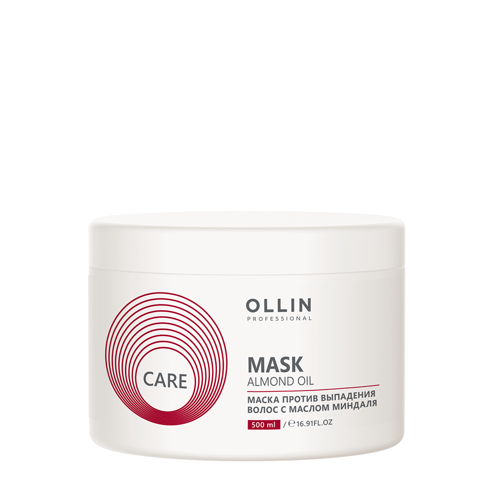 OLLIN PROFESSIONAL Маска с маслом миндаля против выпадения волос / Almond Oil Mask 500 мл система 4 комплекс от выпадения волос шампунь 100мл маска 100мл сыворотка 100мл