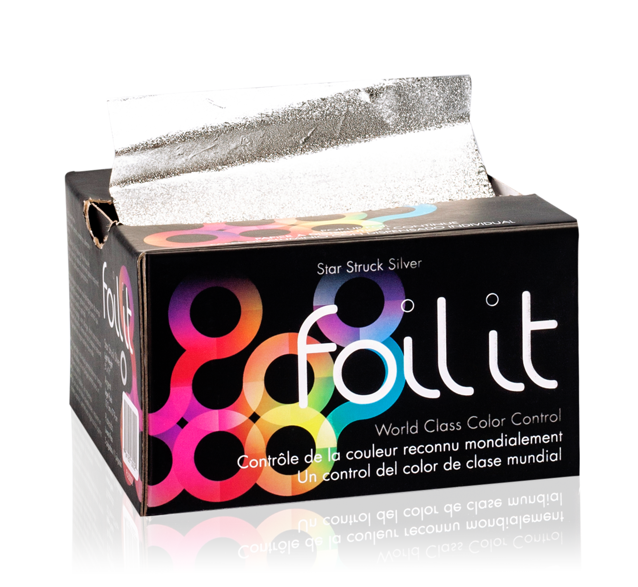 FRAMAR Фольга с тиснением вытяжная / Star Struck Silver 12,5*28 см, 500 листов, фото 2