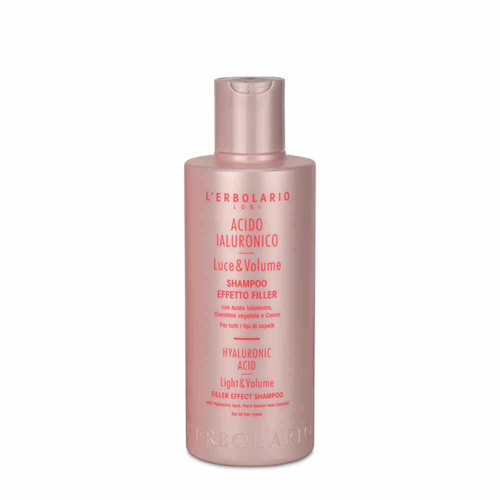 LERBOLARIO Шампунь для всех типов волос с гиалуроновой кислотой / Hyaluronic Acid Light & Volume Shampoo 200 мл