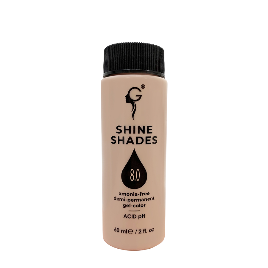 GERA Professional 8.0 гель-краситель для волос без аммиака / Shine Shades 60 мл, фото 2