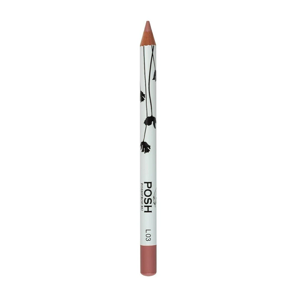 POSH Помада-карандаш пудровая ультрамягкая 2 в 1, L03 / Organic пудровая плёнка коралл 0 5 х 9 м