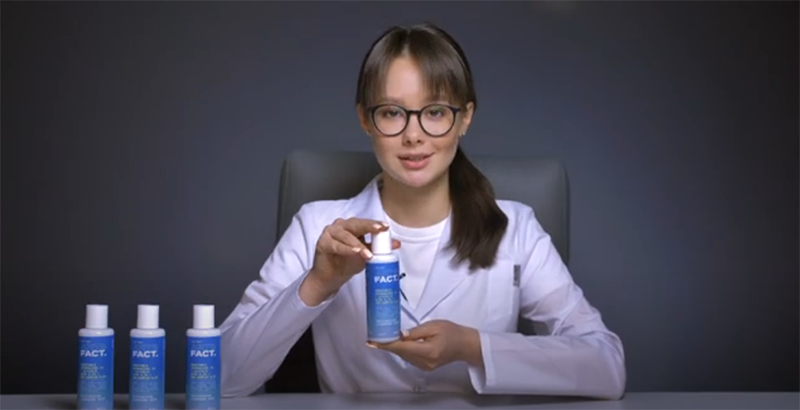 ART&FACT Тоник увлажняющий очищающий для лица / Vegetable Aminoacids 1%+Glycolic acid 0,2%+AHA Complex 0,2% 150 мл, фото 3