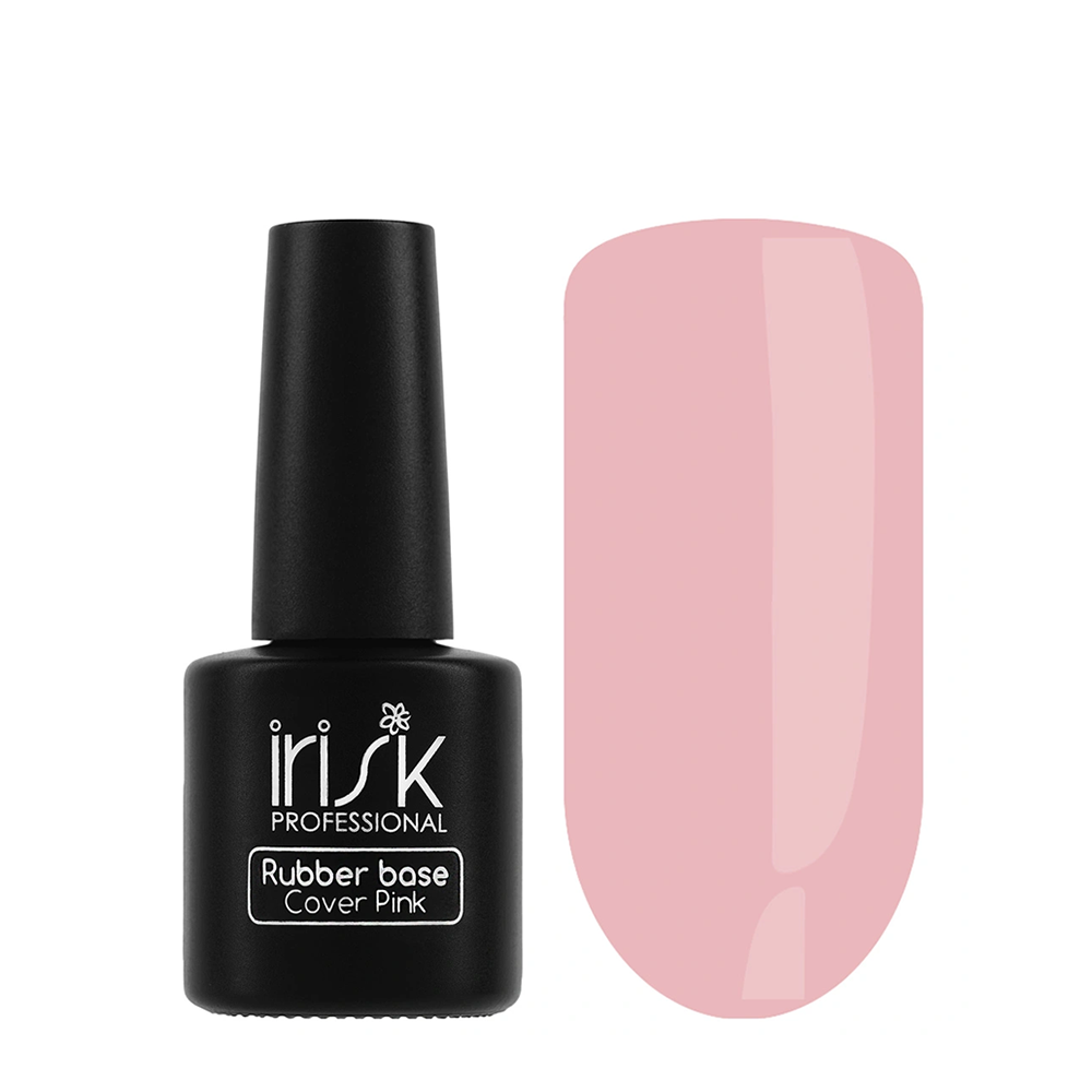 IRISK PROFESSIONAL База каучуковая камуфлирующая для ногтей, розовая / Rubber Base Cover Pink 10 гр, фото 1