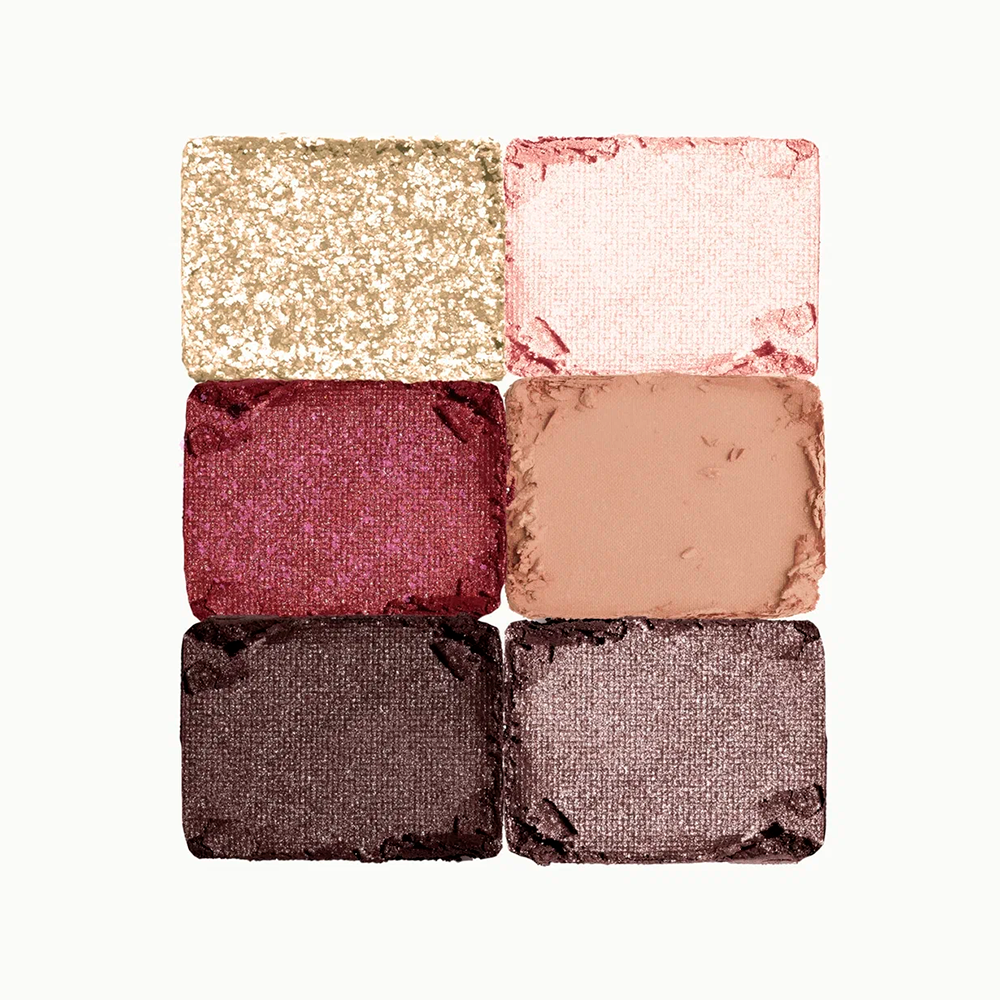 NINELLE Палетка теней мультицветная для век, №528 бордовый тауп / MISTERIO 7,2 гр, фото 3