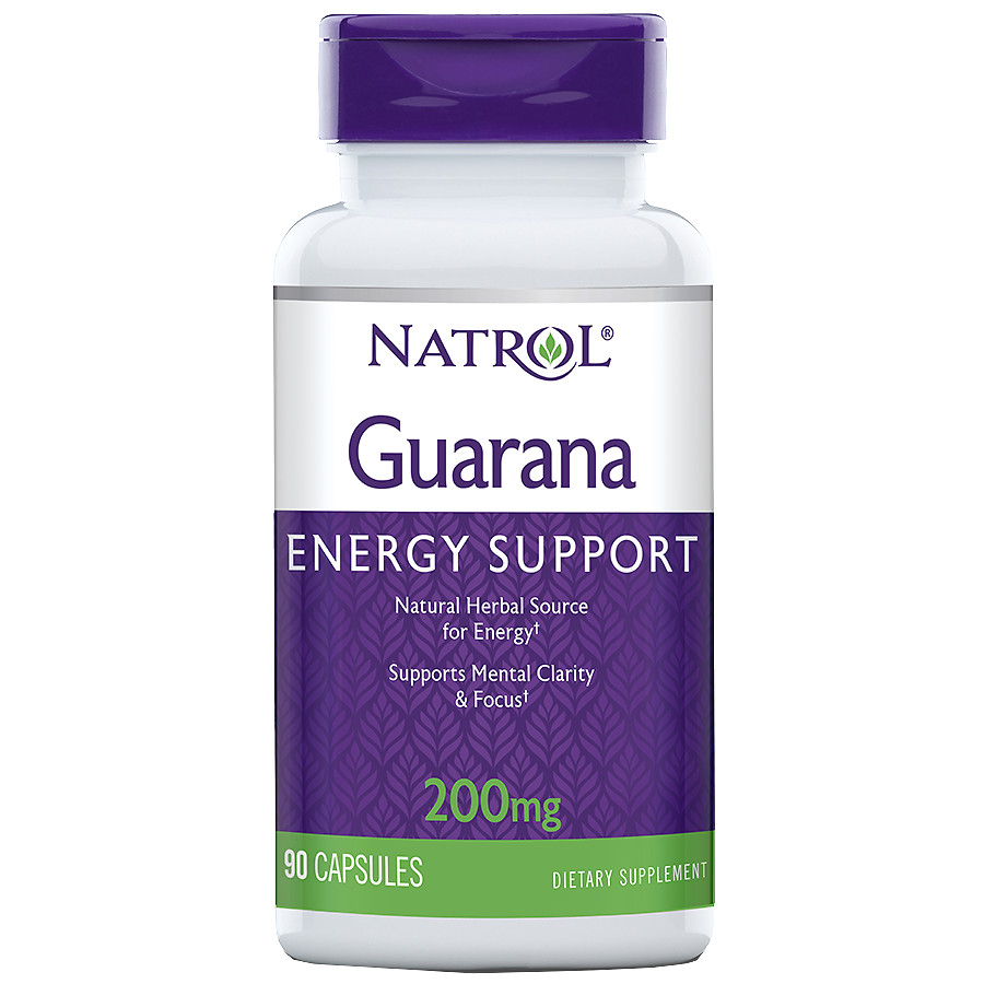 NATROL Добавка биологически активная к пище Натрол гуарана / Guarana 200 мг 90 капсул