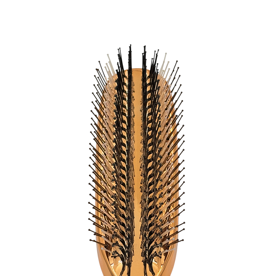 IWOU PROFESSIONAL Щетка-массажер для волос Розовое золото, фото 4