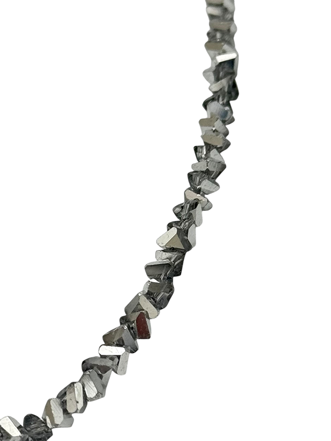 IWOU PROFESSIONAL Чокер Кристалики серебро, фото 2