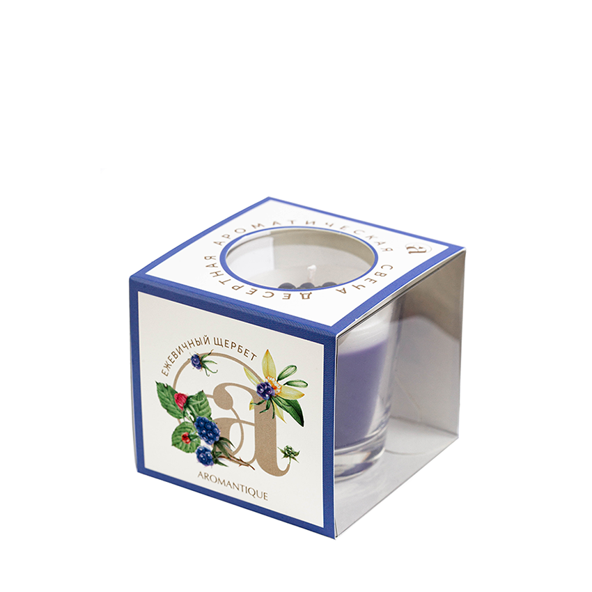 AROMA HARMONY Свеча ароматическая Ежевичный щербет 60 гр, фото 3
