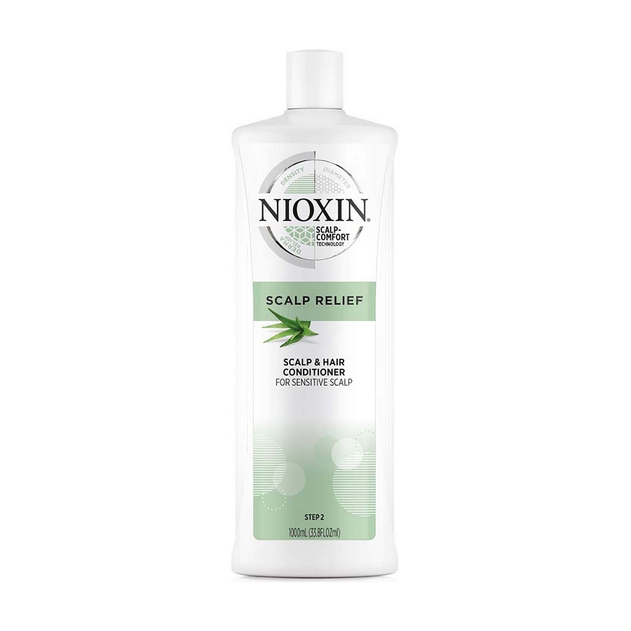 NIOXIN Кондиционер увлажняющий для чувствительной кожи головы и волос / Scalp Relief 1000 мл nioxin scalp revitaliser system 3 увлажняющий кондиционер система 3 1000 мл