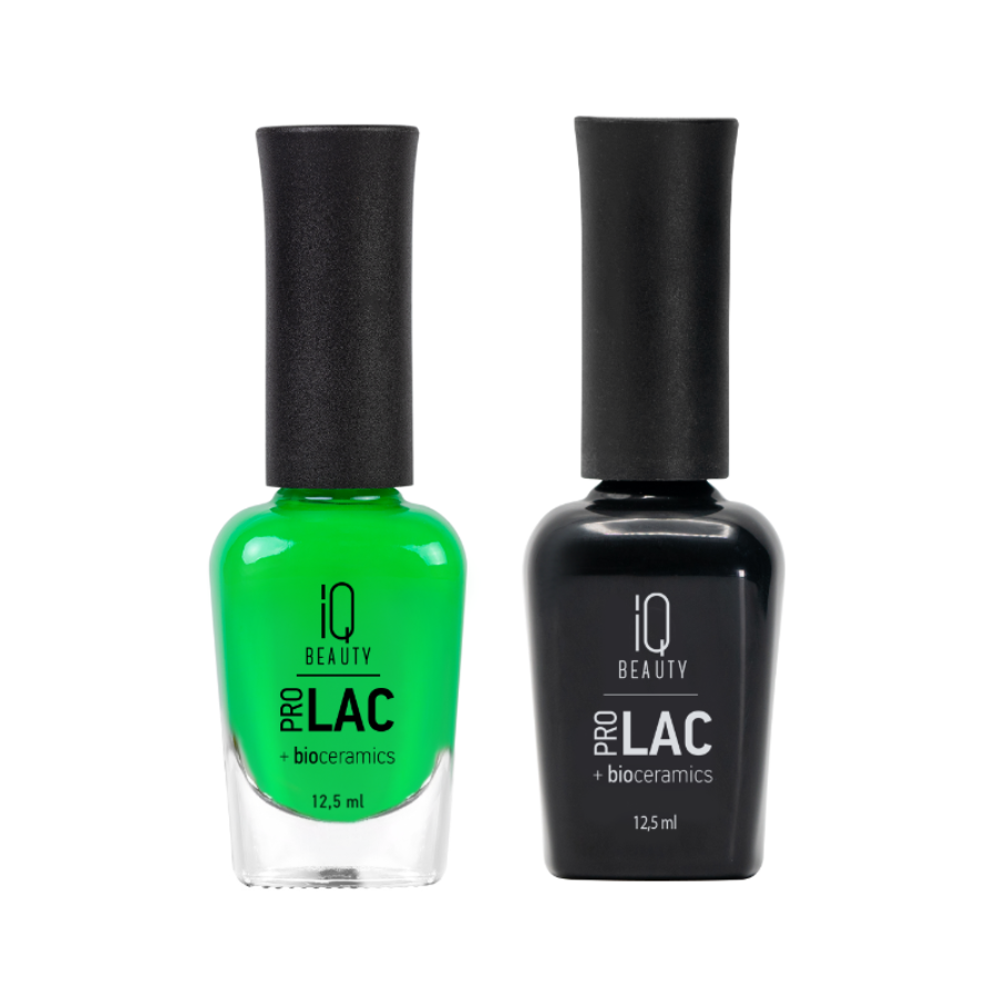 IQ BEAUTY 080 лак для ногтей профессиональный укрепляющий с биокерамикой/ Nail Polish PROLAC+bioceramics The mashup 12.5 мл, фото 5