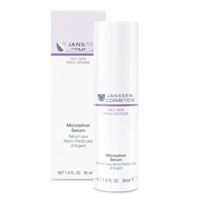 JANSSEN COSMETICS Сыворотка с антибактериальным действием для жирной, воспаленной кожи / Microsilver Serum OILY SKIN 30 мл, фото 2