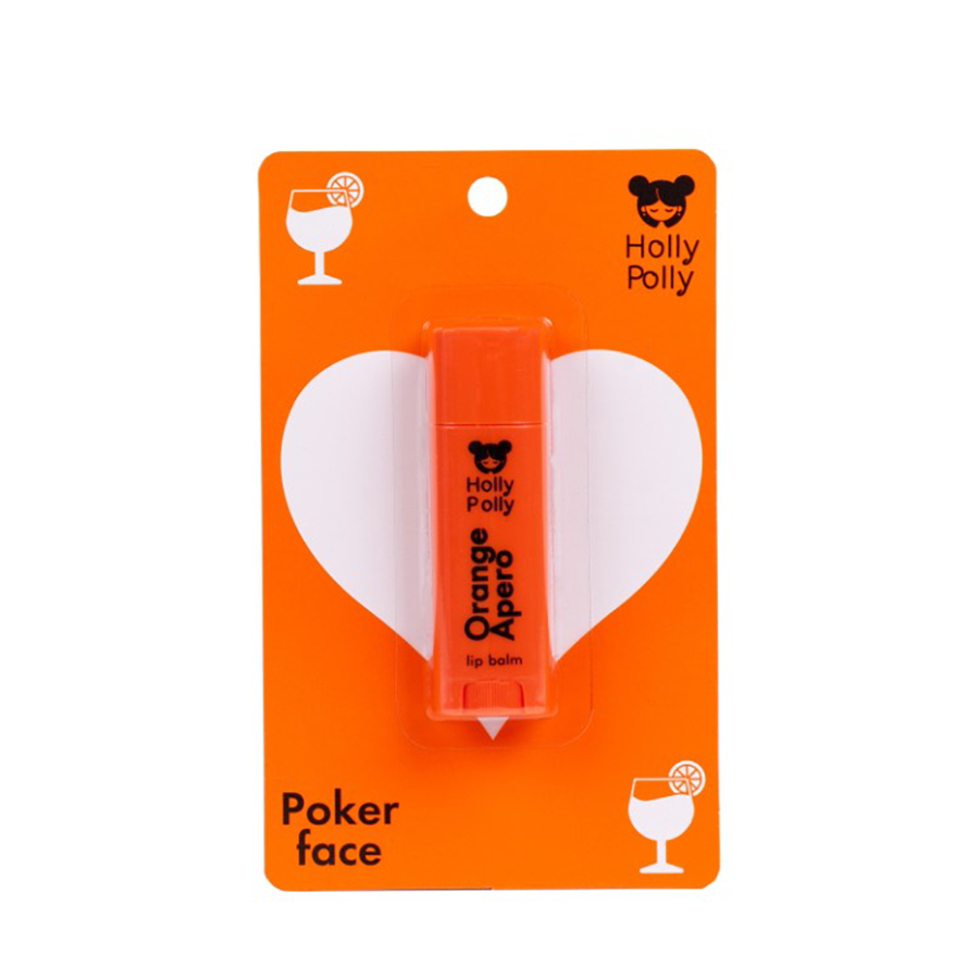 HOLLY POLLY Бальзам для губ, Апельсиновый Аперо / Poker Face Orange Apero 4,9 гр, фото 2