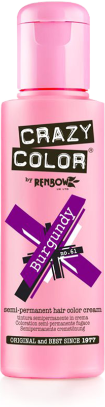 CRAZY COLOR Краска для волос, бургунди / Crazy Color Burgundy 100 мл, фото 2