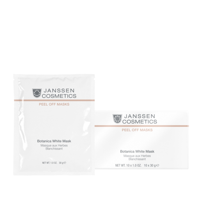JANSSEN COSMETICS Маска моделирующая осветляющая / Botanical White Mask Peel off masks 10*30 г, фото 2