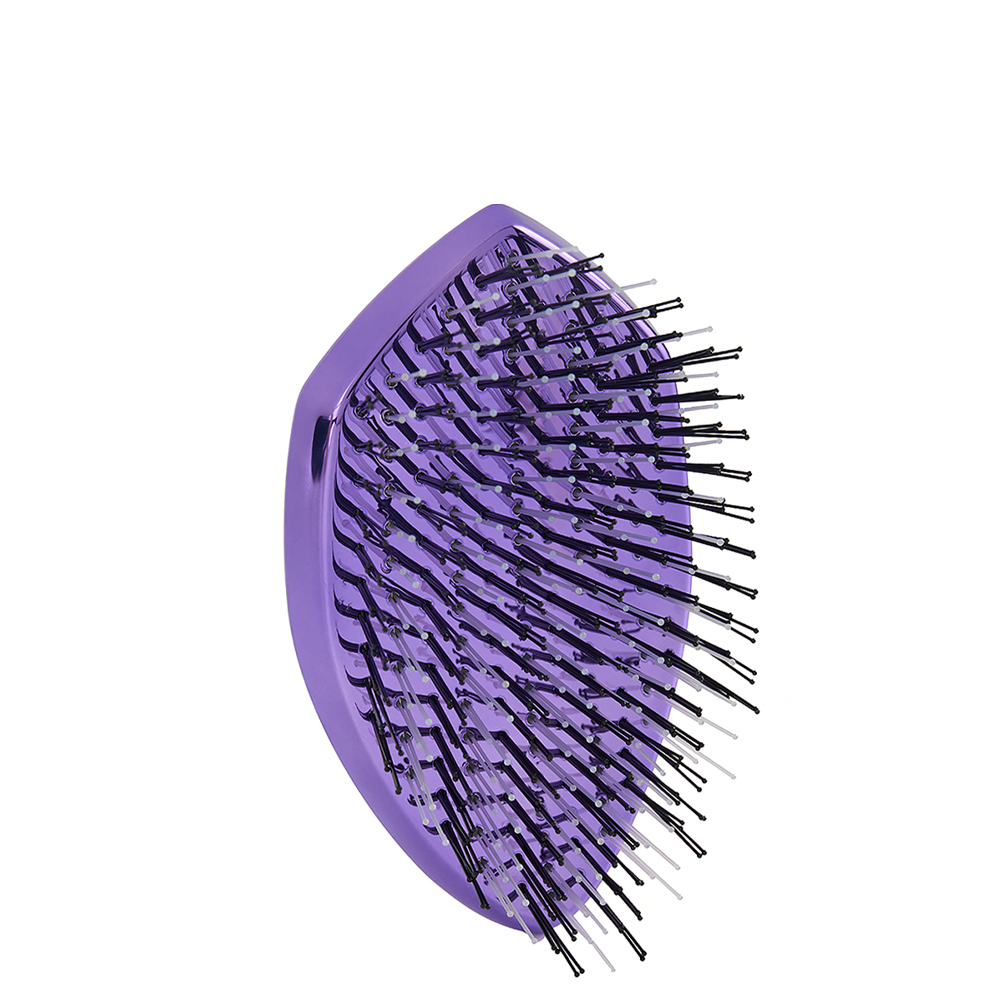 SOLOMEYA Расческа многофункциональная для распутывания, массажа и мытья кожи головы, мини, лиловая / Wonder scalp brush, Lilac, mini, фото 1