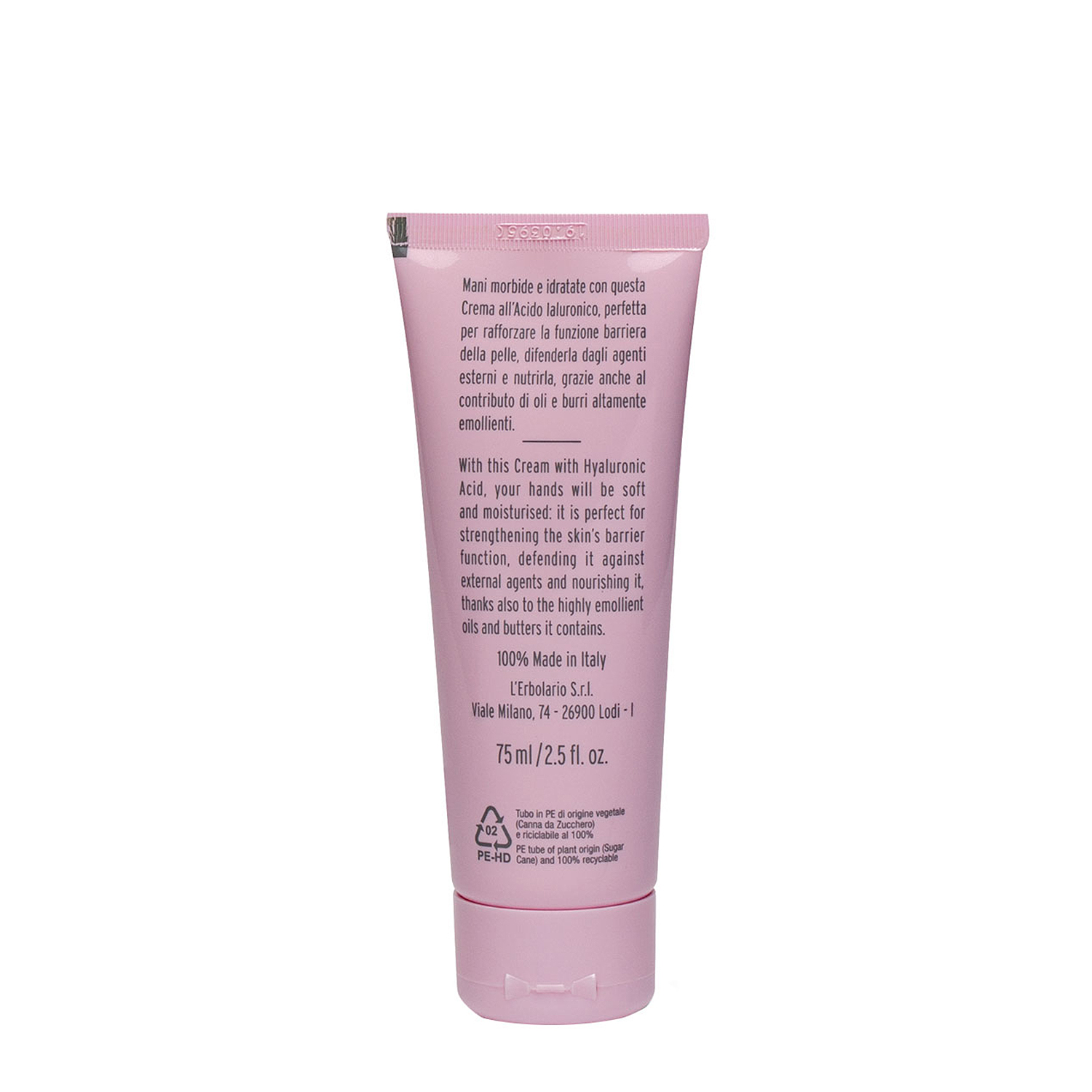 LERBOLARIO Крем для рук с гиалуроновой кислотой / Hyaluronic Acid Triple Action Hand Cream 75 мл, фото 3