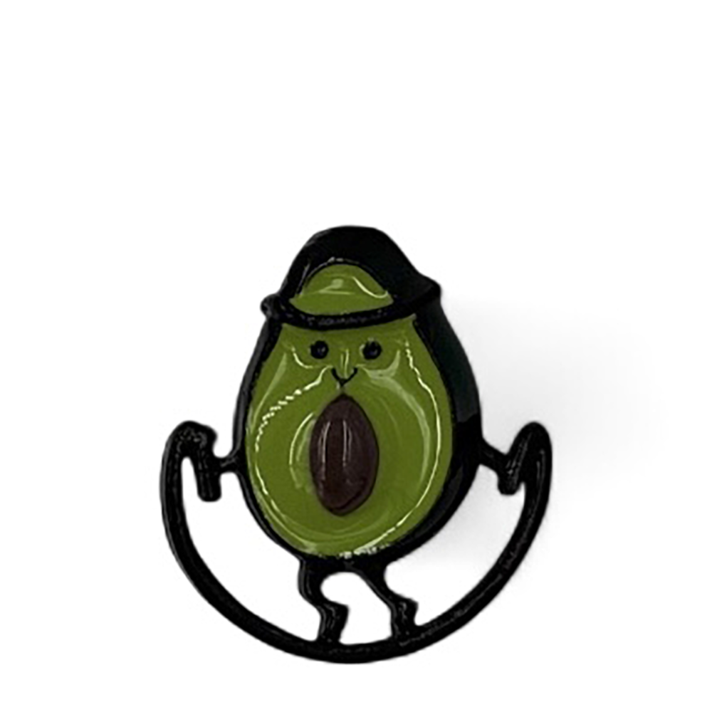 IWOU PROFESSIONAL Брошь-значок Авокадо на скакалке, фото 1