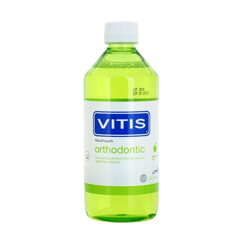 DENTAID Ополаскиватель для полости рта Vitis Ortho 500 мл ополаскиватель для рта dentaid vitis sensitive 500 мл