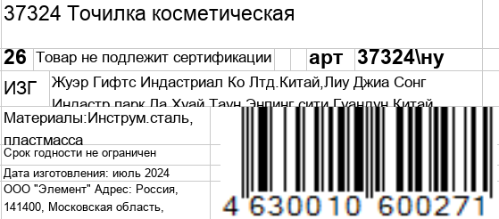 GERMANICUR Точилка косметическая / GERMANICUR, фото 8