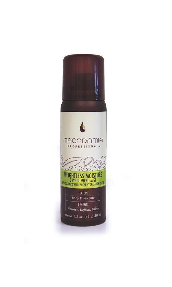 MACADAMIA PROFESSIONAL Масло-спрей сухое увлажняющее для тонких волос / Weightless Moisture Dry Oil Micro Mist 50 мл