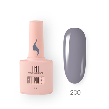 TNL PROFESSIONAL 200 гель-лак для ногтей 8 чувств, мокрый асфальт / TNL 10 мл