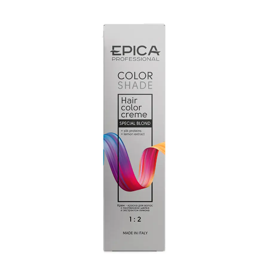EPICA PROFESSIONAL 12.10 крем-краска для волос, специальный блонд пепельный / Colorshade 100 мл, фото 3