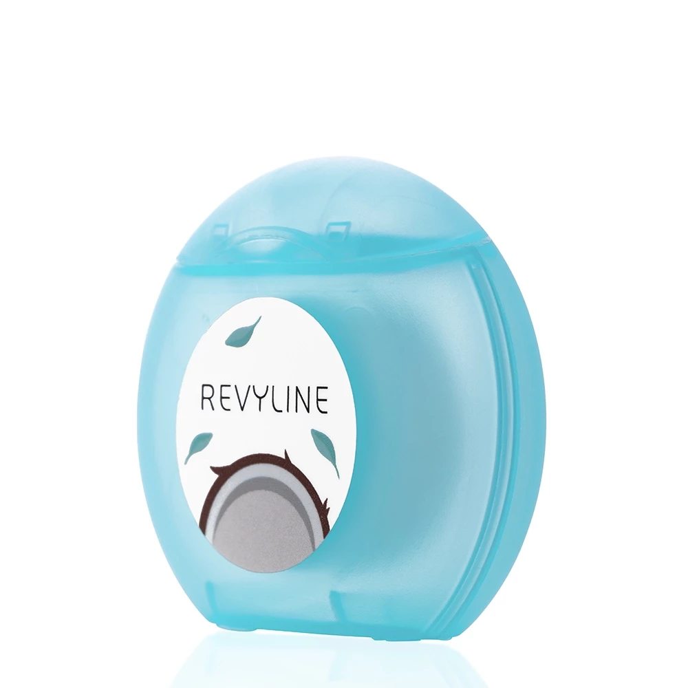 REVYLINE Нить зубная вощеная, полиэтилентерефталат с бамбуковым углем, кокос и мята / Perfect 30 м, фото 4