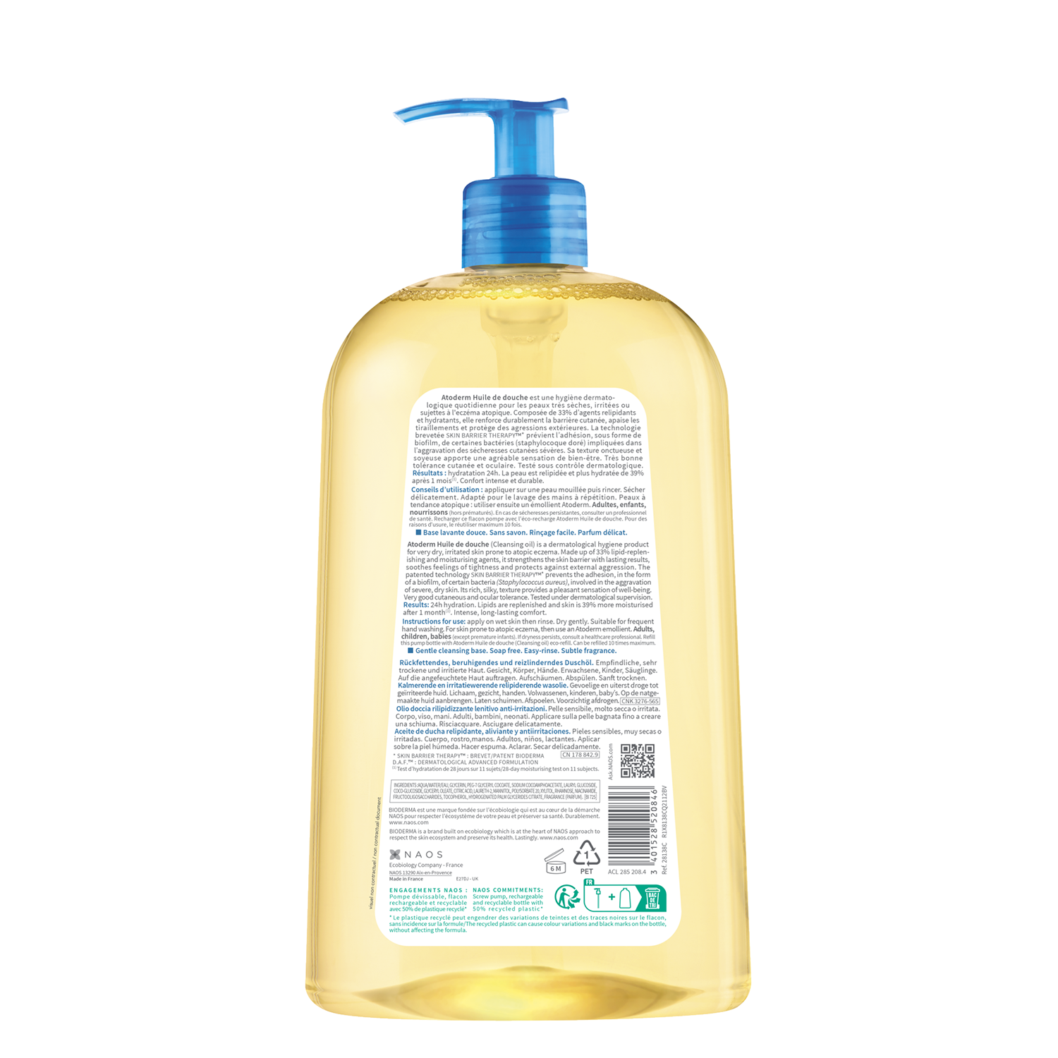 BIODERMA Масло для душа атодерм 1000 мл, фото 4