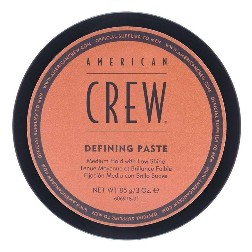 AMERICAN CREW Паста со средней фиксацией и низким уровнем блеска для укладки волос, для мужчин / Defining Paste 85 г