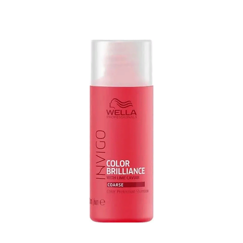 WELLA Шампунь для защиты цвета окрашенных нормальных и тонких волос / Brilliance 50 мл, фото 1