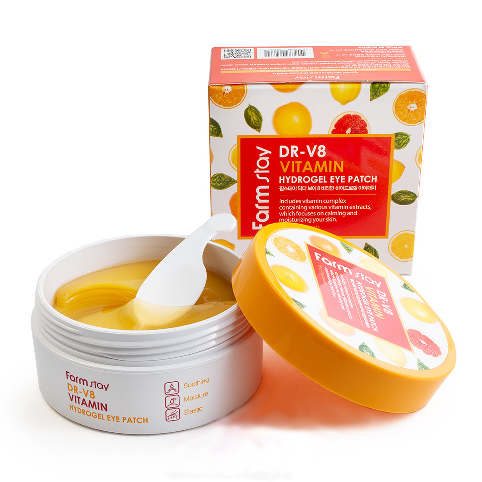 FARMSTAY Патчи гидрогелевые с витаминами для области вокруг глаз 60 шт, фото 3