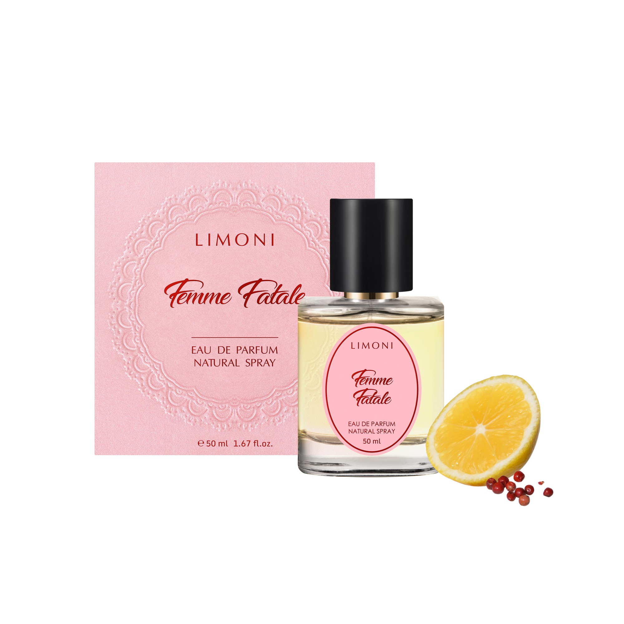 LIMONI Вода парфюмерная Femme Fatale / LIMONI Eau de Parfum, 50 мл