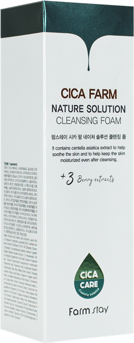 FARMSTAY Пенка очищающая восстанавливающая с центеллой азиатской / CICA FARM 180 мл, фото 4