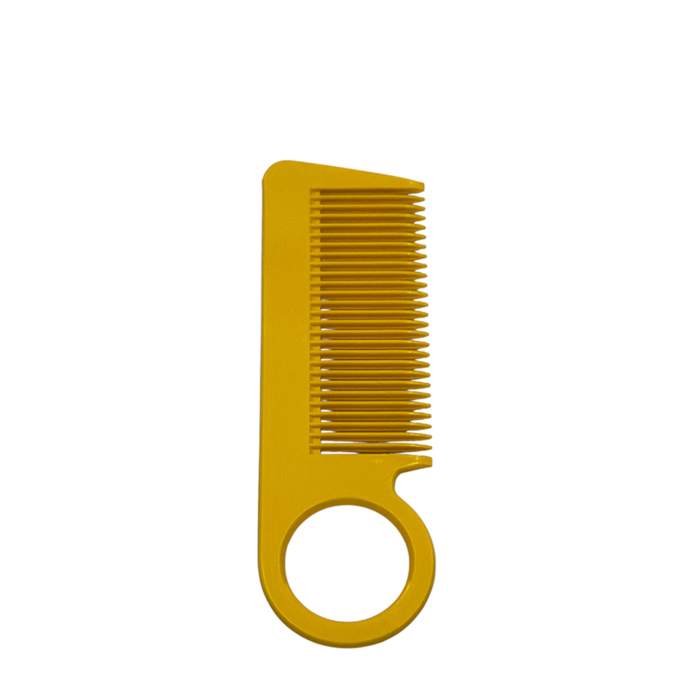 IWOU PROFESSIONAL Расческа с подвесом желтая 14см, фото 1