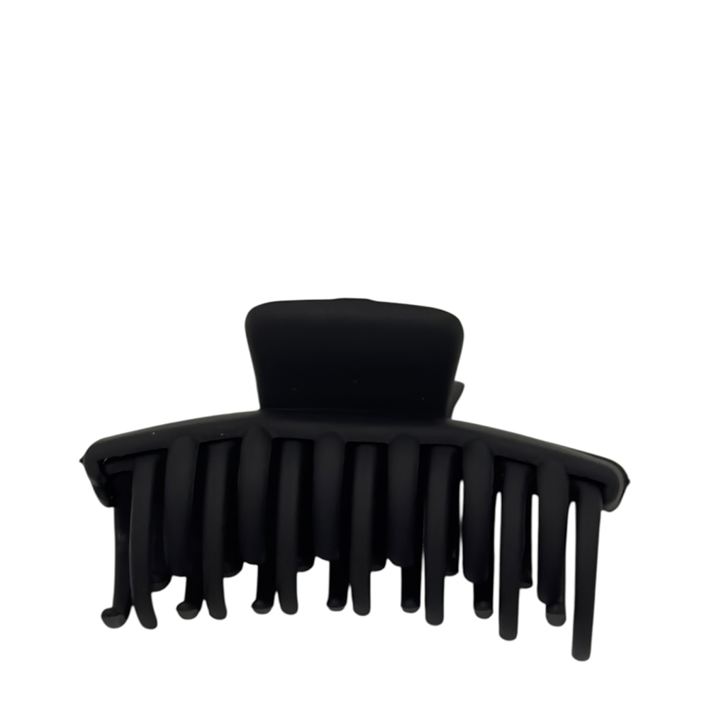 IWOU PROFESSIONAL Краб для волос двухрядный Акула черный 8,5см, фото 1