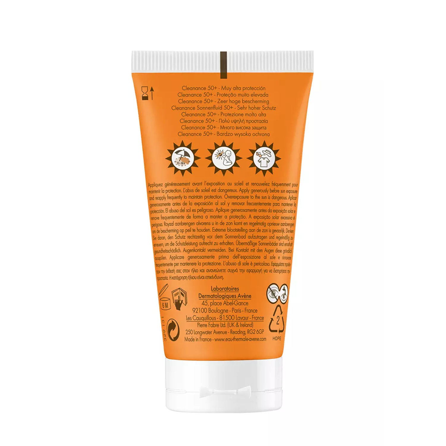 AVENE Флюид солнцезащитный для проблемной кожи SPF 50+ / Cleanance 50 мл, фото 3